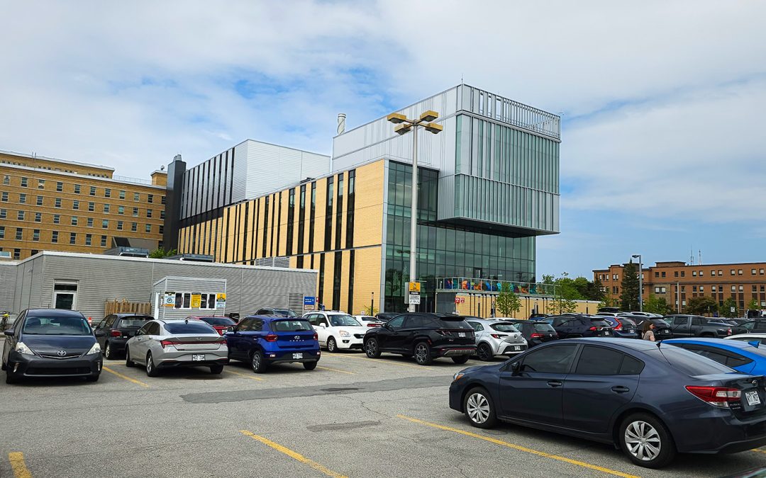 Pose de briques Hôpital Rimouski