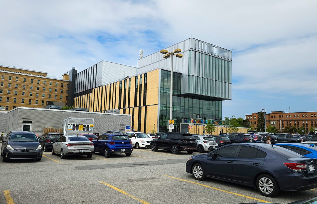 Pose de briques Hôpital Rimouski